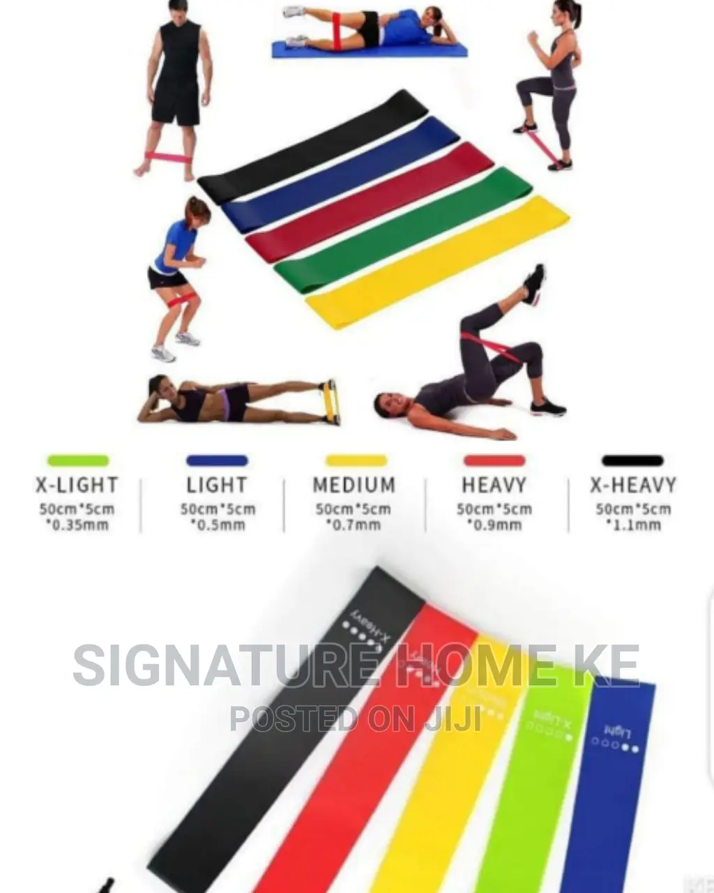 5pcs Resistance Bands
