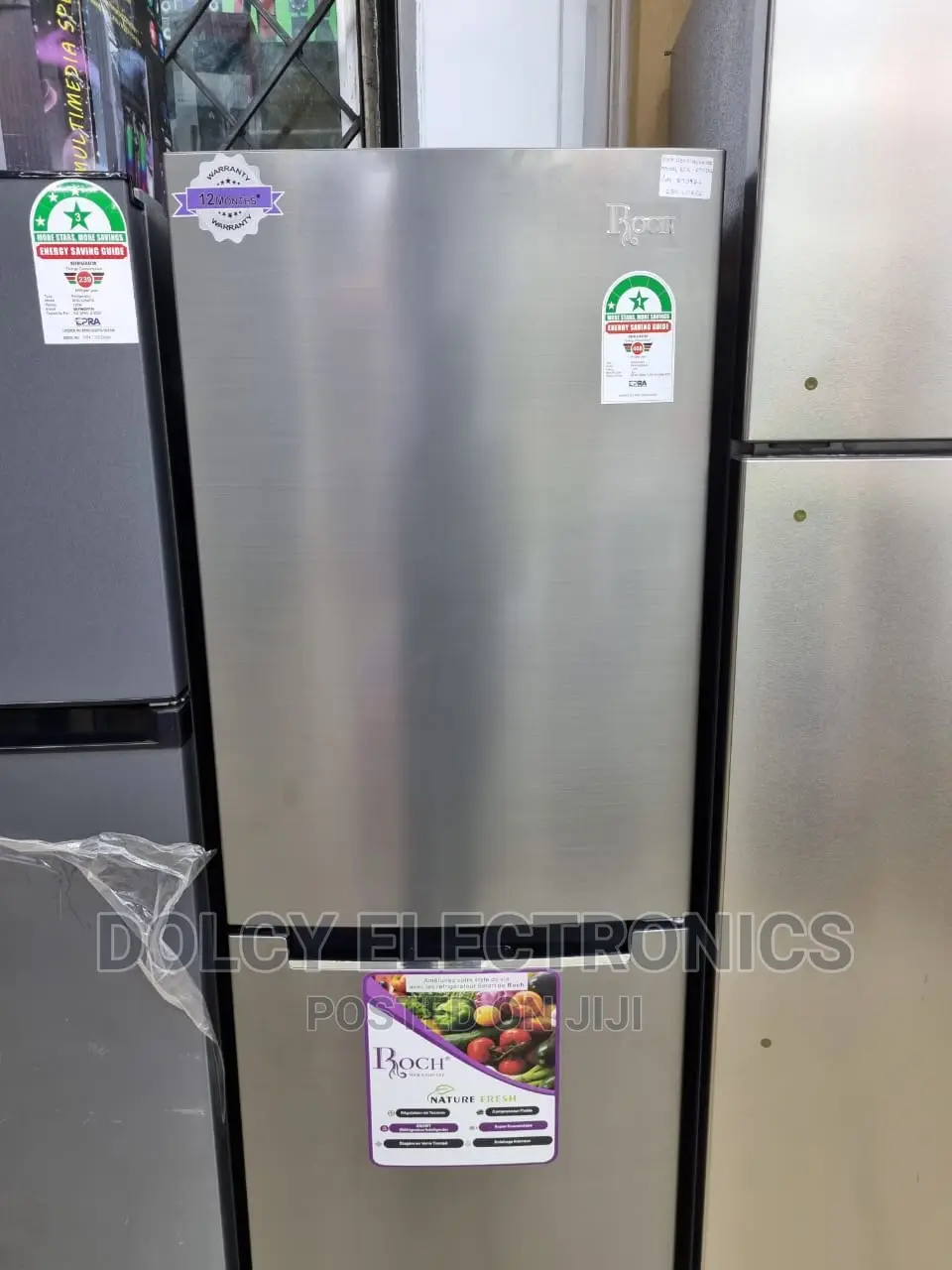 Roch RFR-290DBB 230L Bottom Mount Fridge