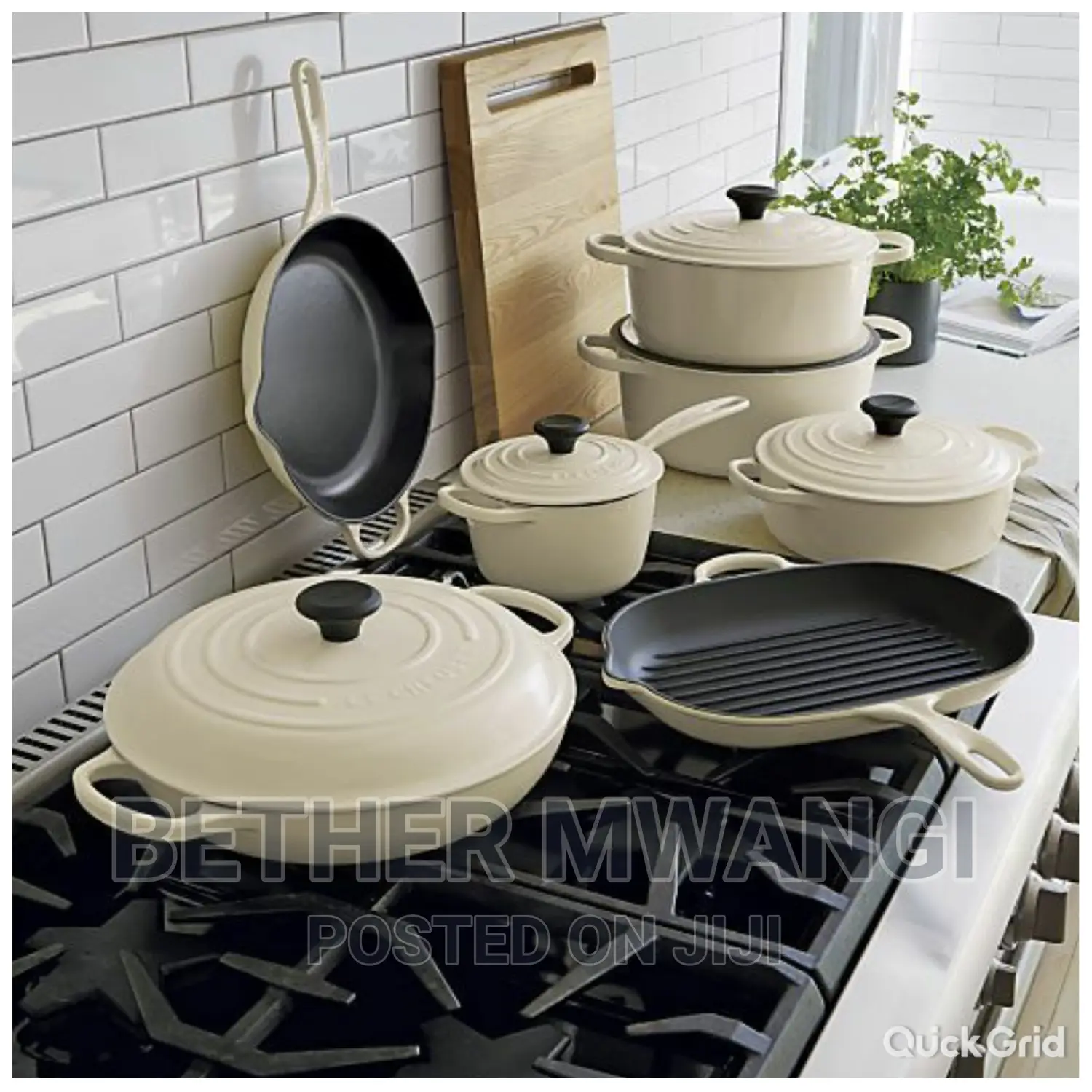 Enamel Cast Iron Cooking Set