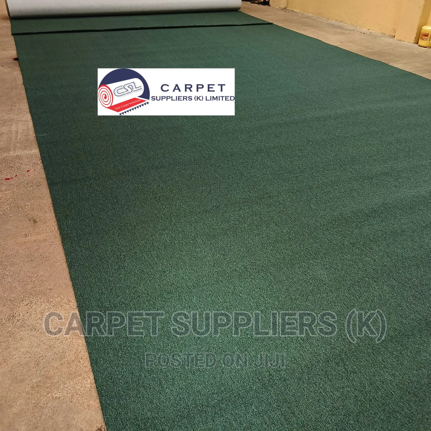 Green Wall to Wall Carpet