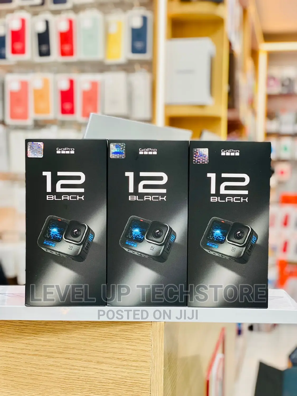 Gopro Hero 12 Black Action Camera-Waterproof + Stabilization