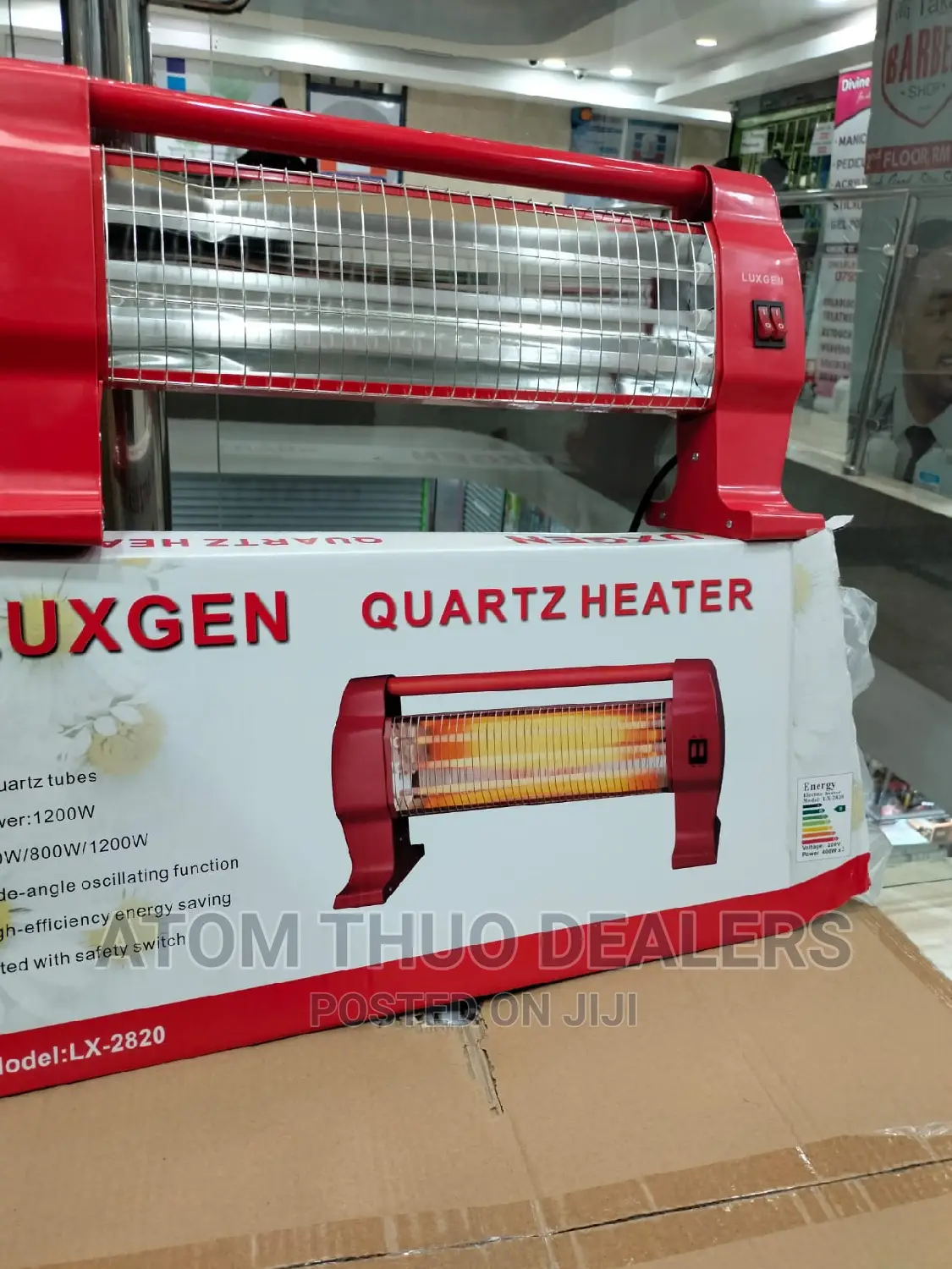 3 Heat Setting Quatrz Room Heater ,