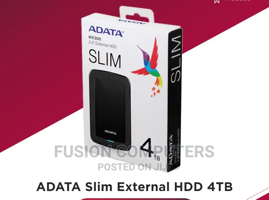 ADATA External Hard Disk Drives 4 TB Storage Capacity