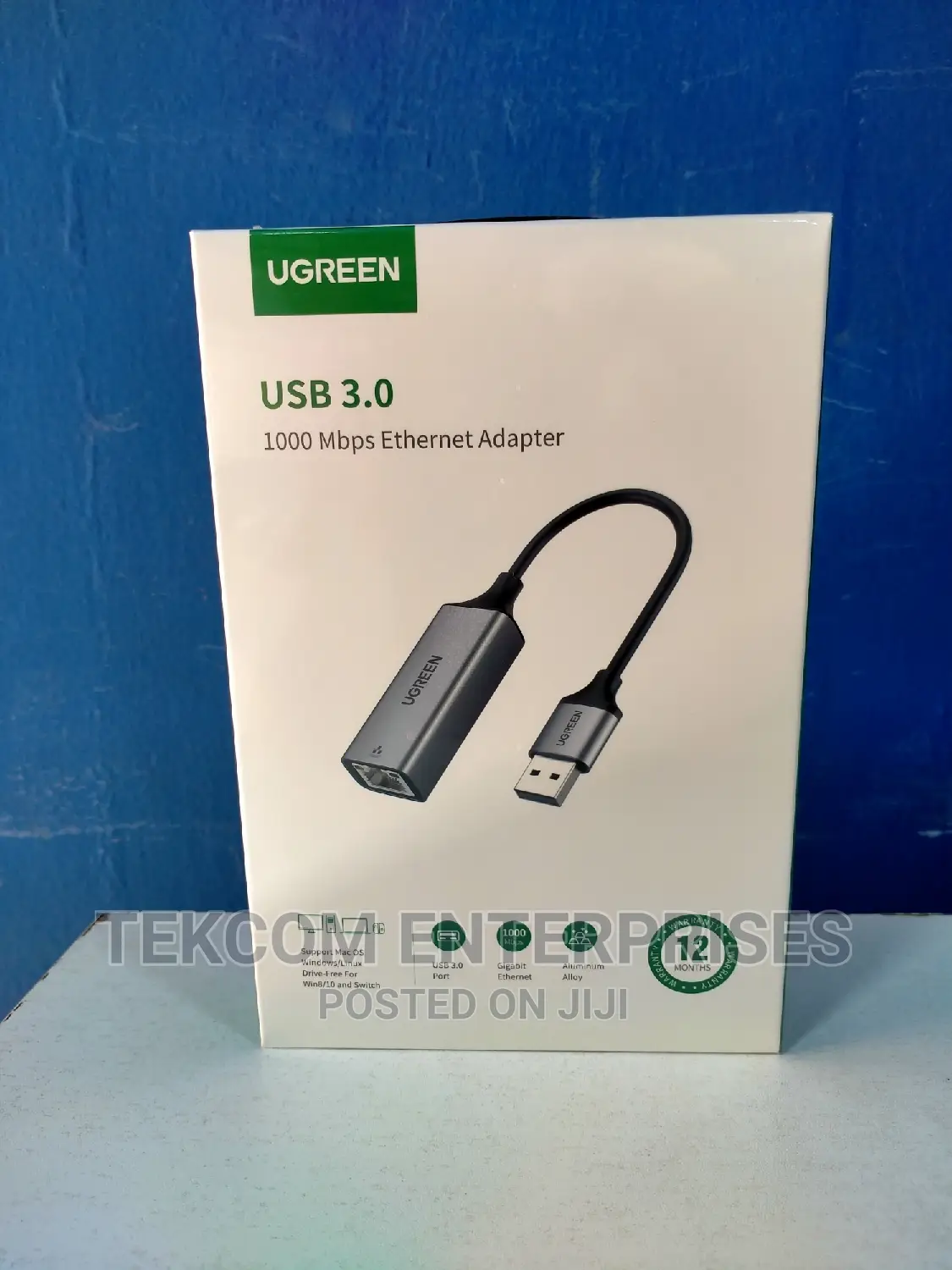 USB 3.0 to RJ45 UGREEN Gigabit Ethernet Adapter