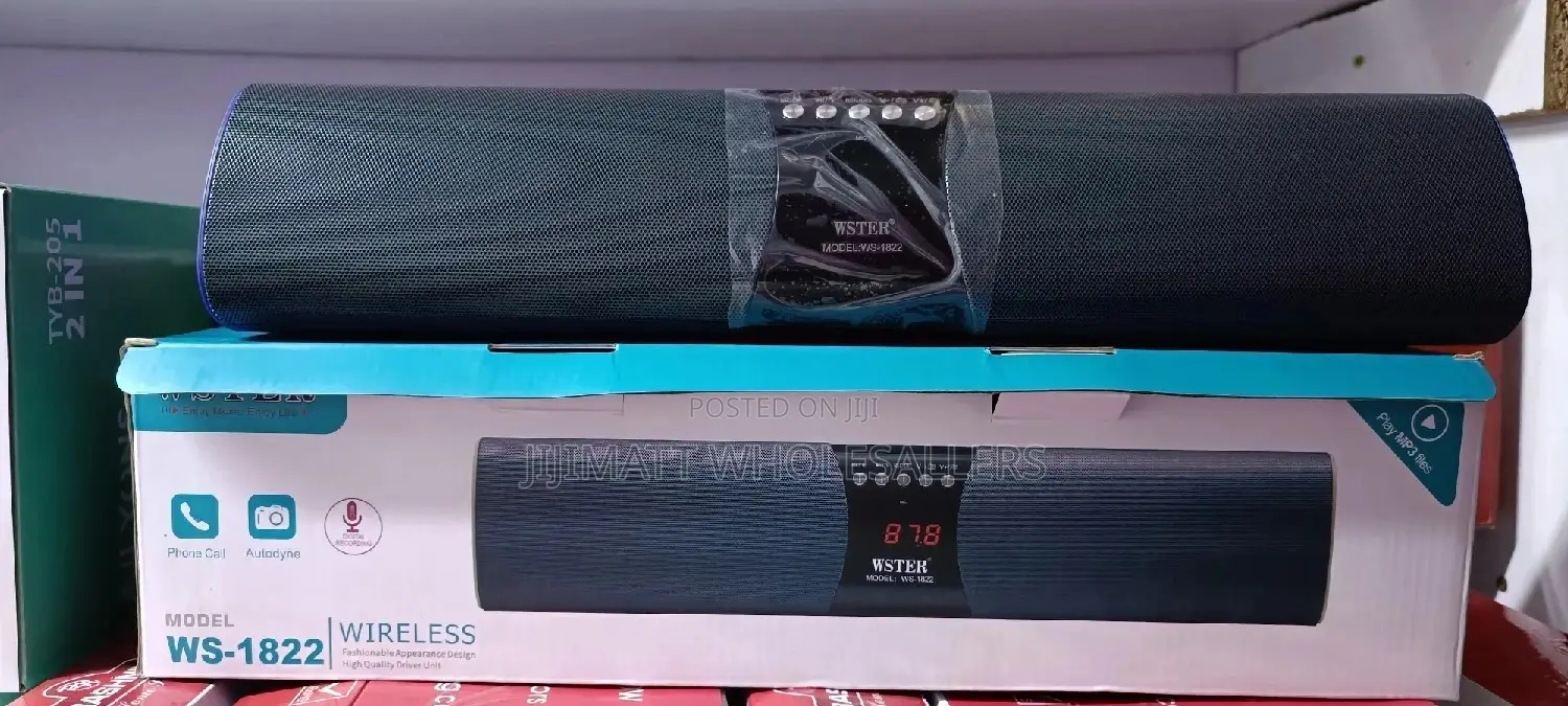 Bluetooth Speaker//Wster WS-1822 Wireless Bluetooth Speaker