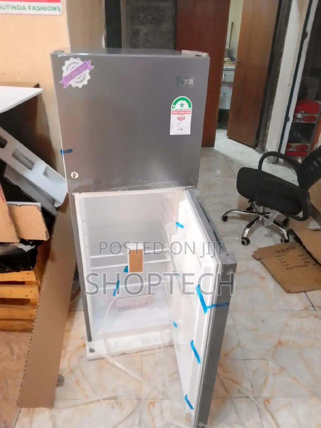 Roch Double Door Fridge 175L