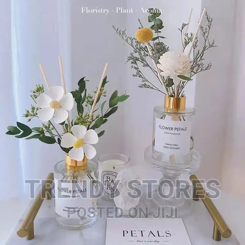 1pcs 120ml Flower Petals Reed Diffuser Natural Plant