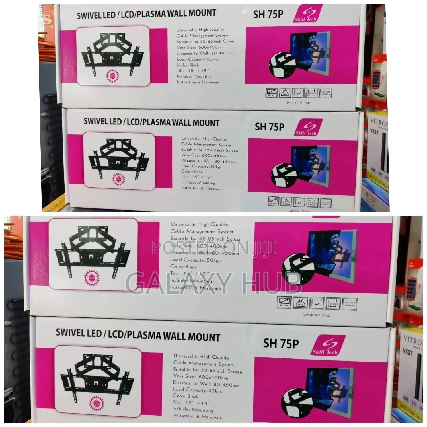Mount, Full Motion, Swivel Led/LCD/Plasma Mount Upto 85"