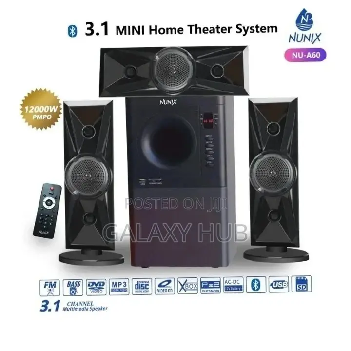 3.1 Mini Home Theater System Nunix Brand