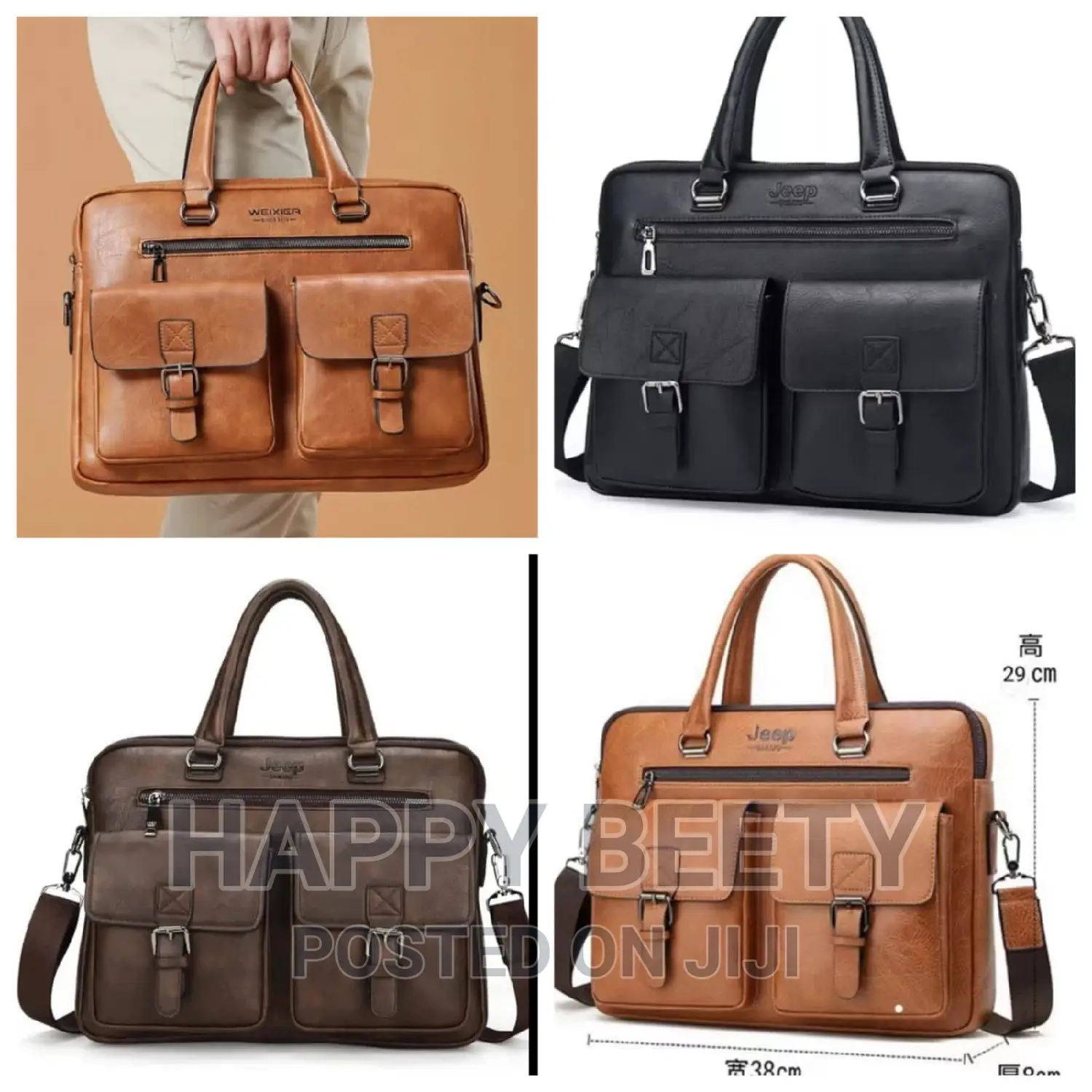 *!!Jeep Buluo Design Briefcase Business Bag*