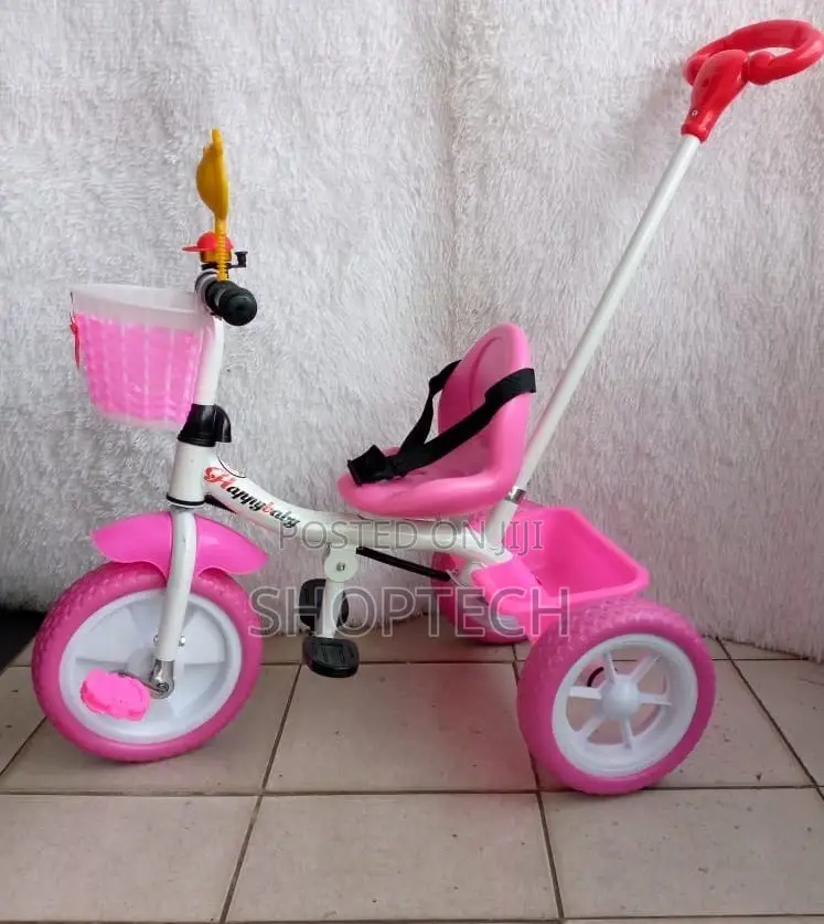 Tricycle With Push Handle
