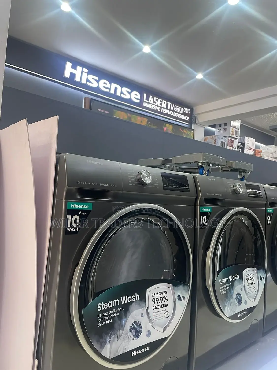 Washing Machine
Hisense 10/6kg Washer-dryer Wdqy1014evjmt