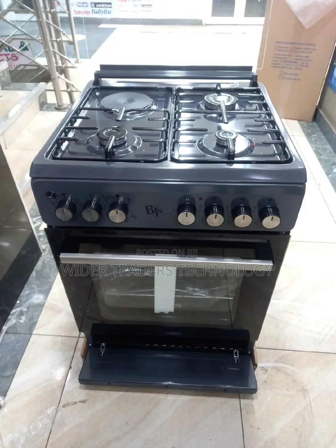 BJS 3+1 Cooker 60x60cm 3-Gas+1 Hot Plate