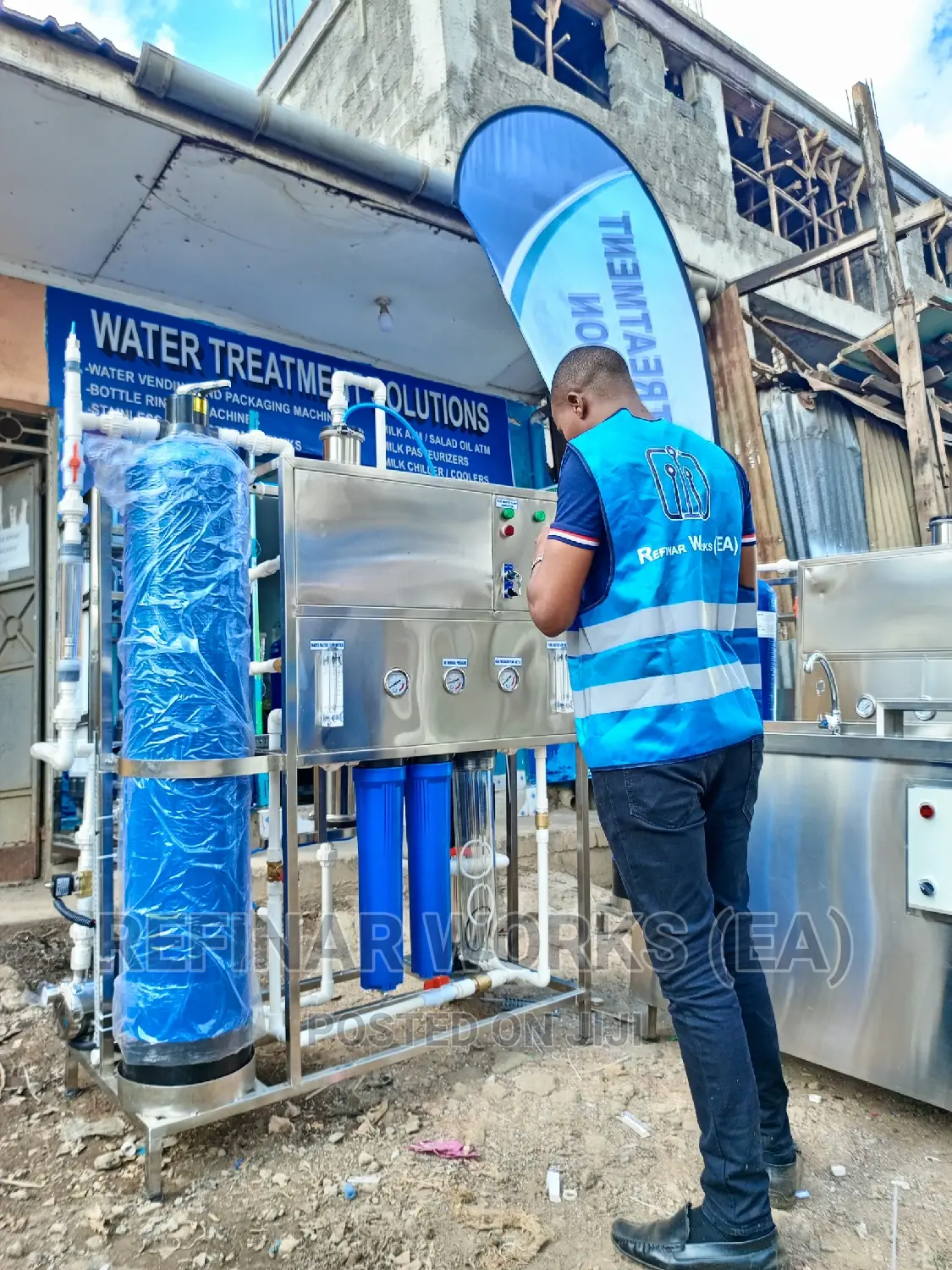 Borehole Water Purifier - Reverse Osmosis Treatment Plant