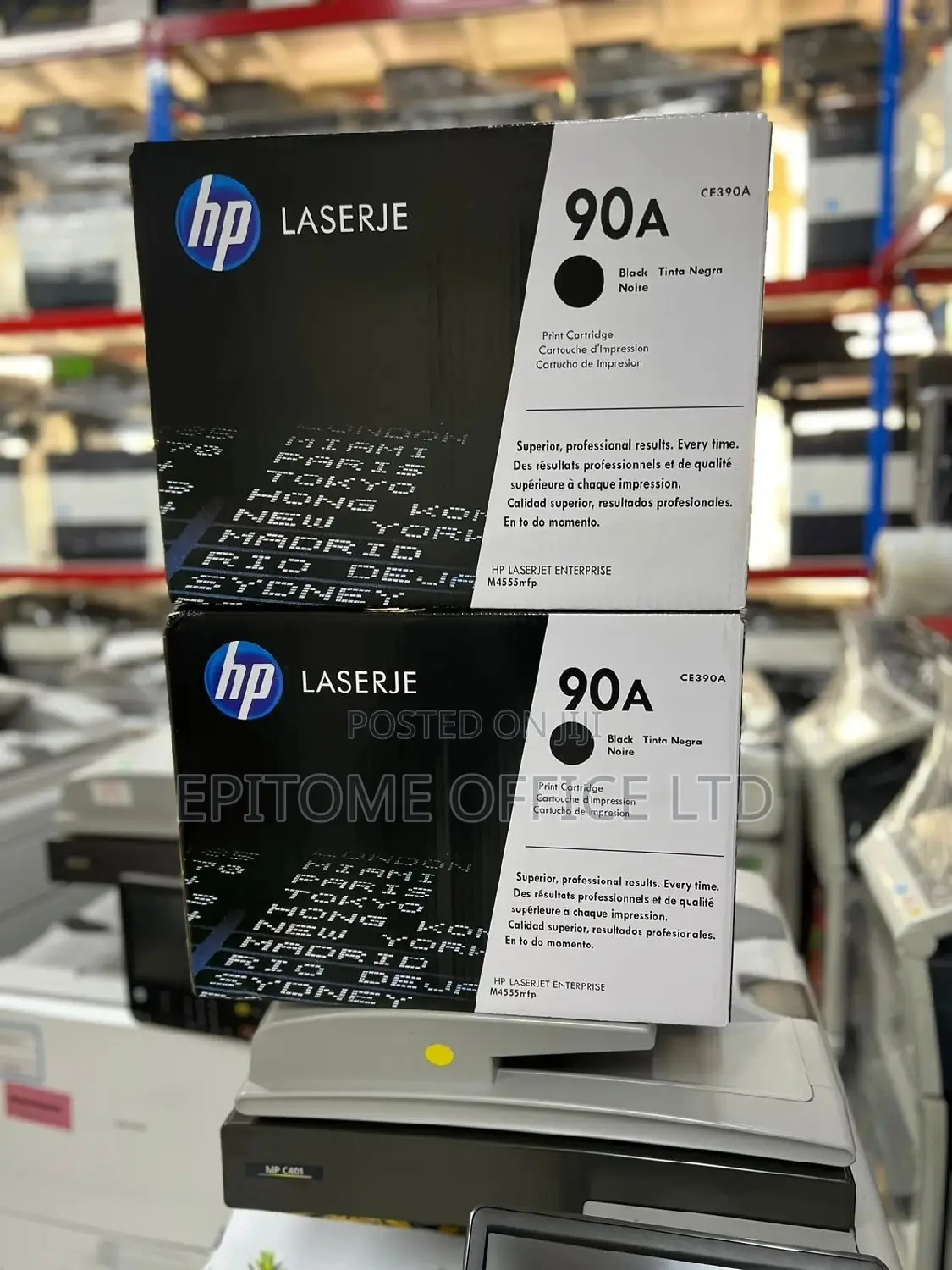 High-Performance Hp 90A Black Toners