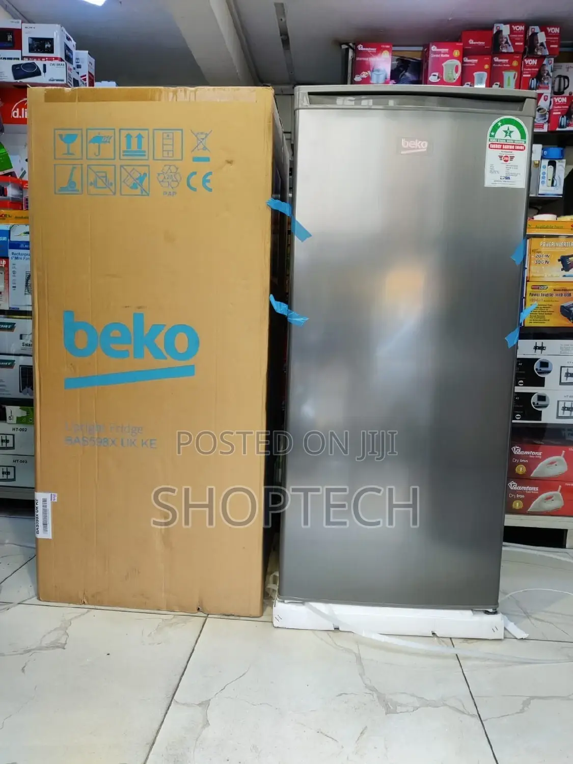 *Beko Single Door Fridge 198litres Refrigerator