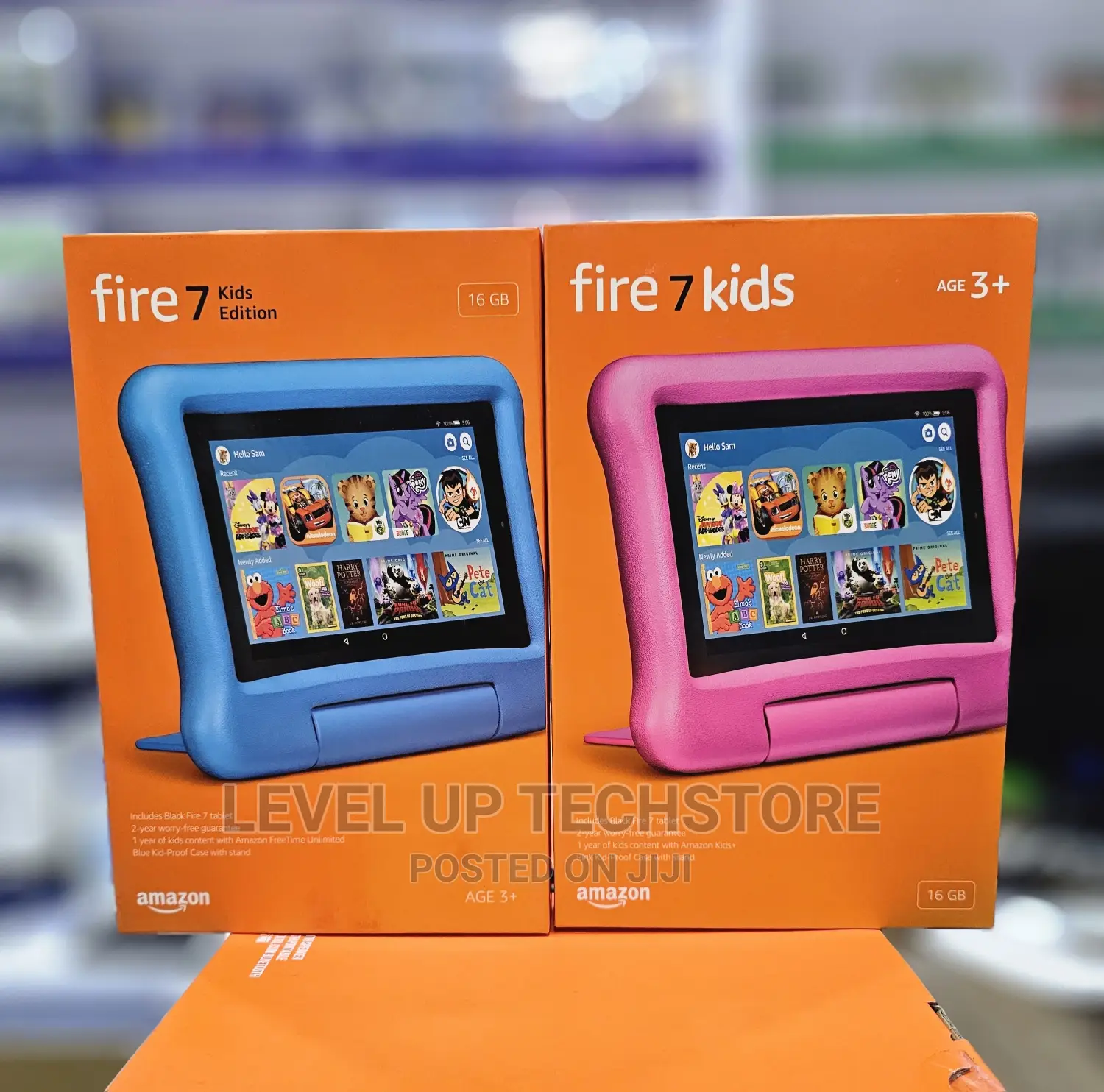 New Amazon Fire 7 Kids Edition 2019 16 GB Blue