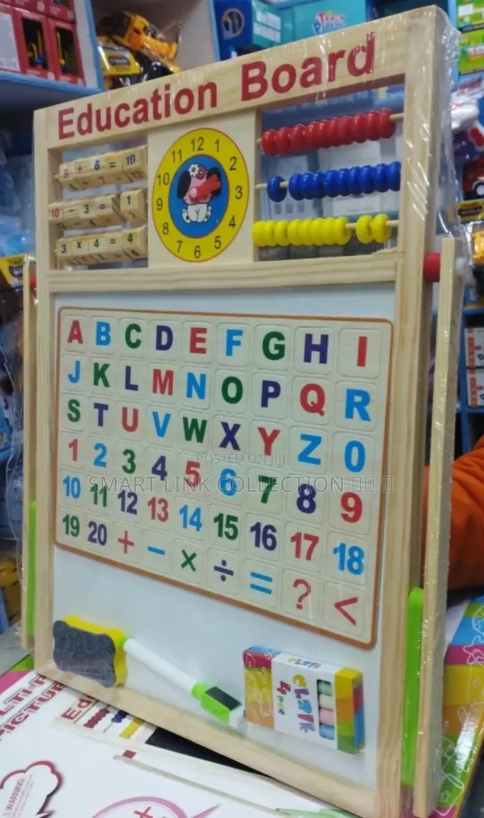 Multipurpose Double-Sided Magnetic Wooden Writing Board