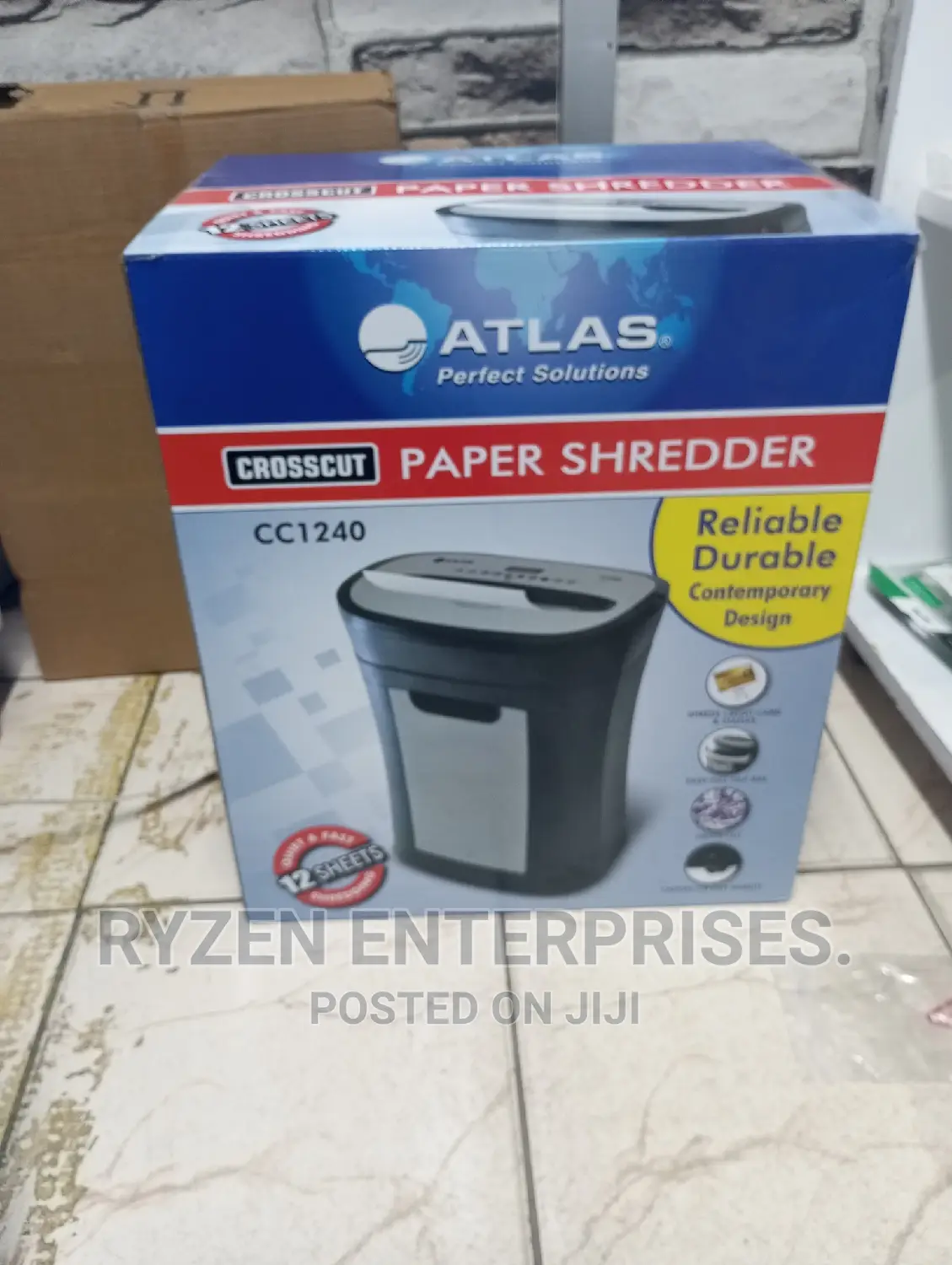 Atlas Paper Shredder Cc1240/ Cc1240 Atlas Paper Shredder