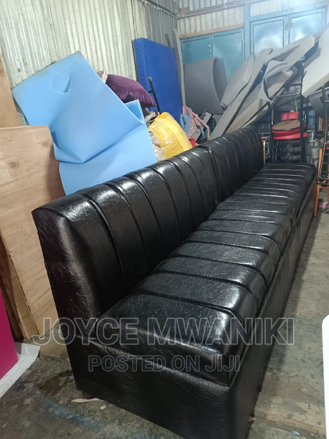 Couch or Waiting Bench, Black in Colour.