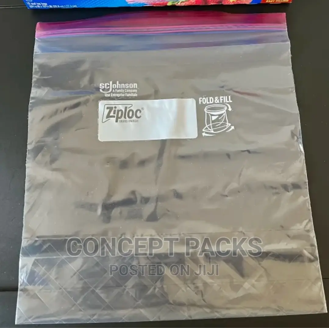 50pcs-(1.3kgs)Ziplock Slider Storage Bags