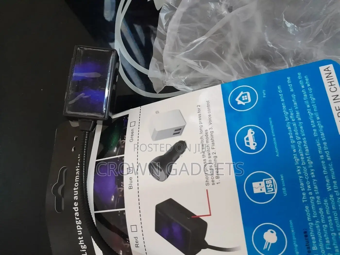 C206 Auto Rotate Star Projector Night Lights