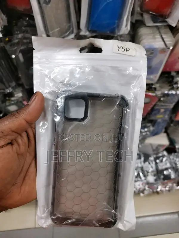 Back Case Honeycomb Huawei Y5p Black