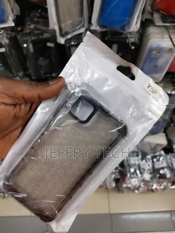 Back Case Honeycomb Huawei Y5p Black