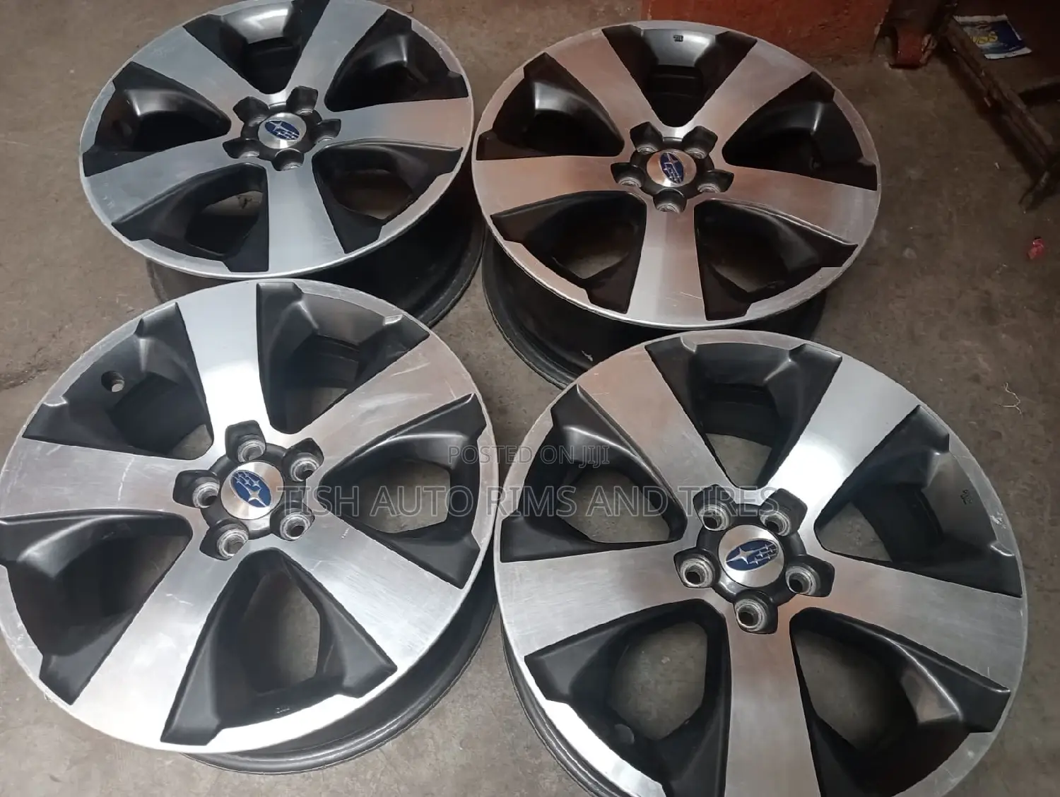 Ex Japan Subaru Rims 17 Inch Set 5*100