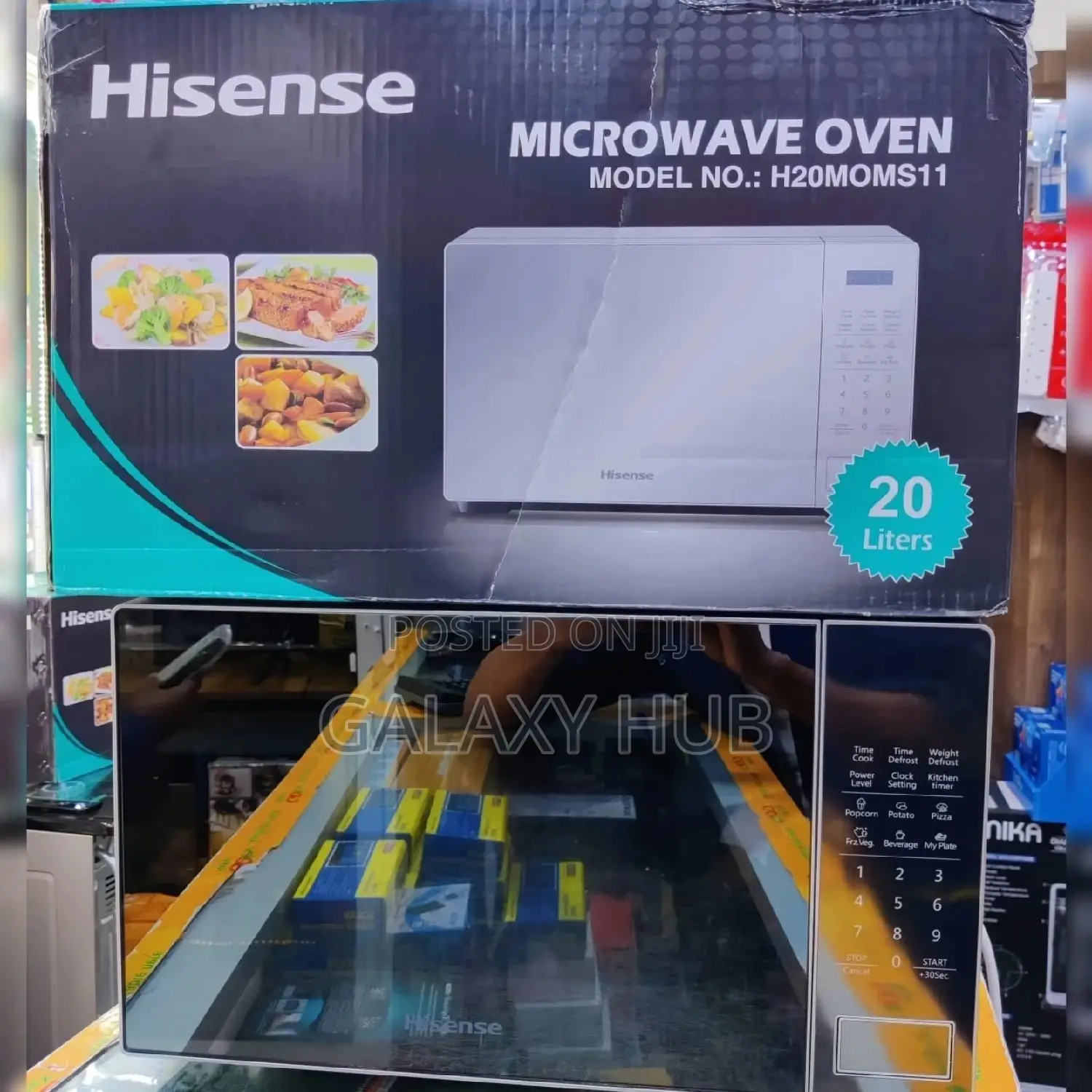 Hisense White 20litres Digital Microwave