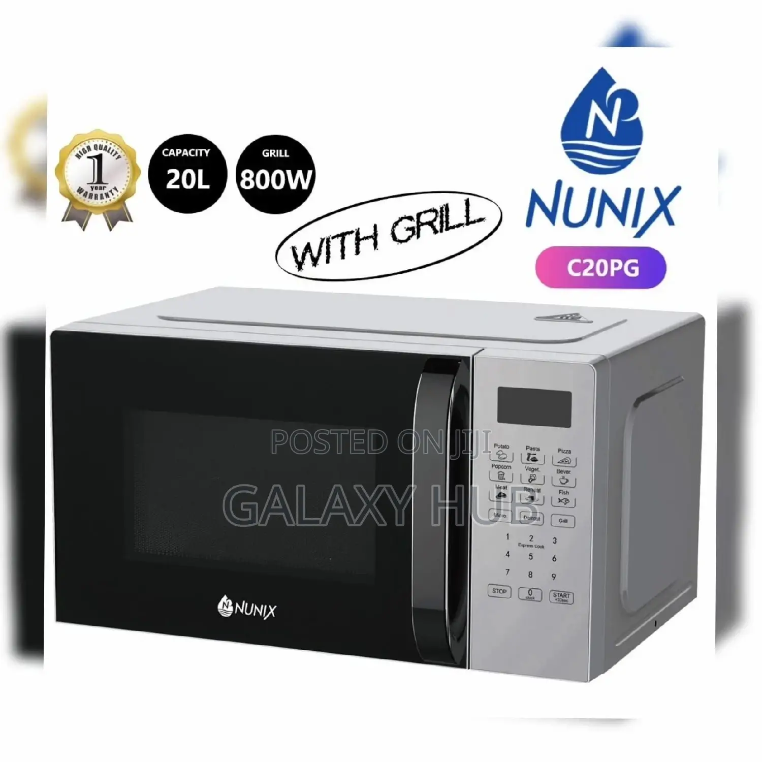 Microwave, Nunix 20litres Microwave With Grill