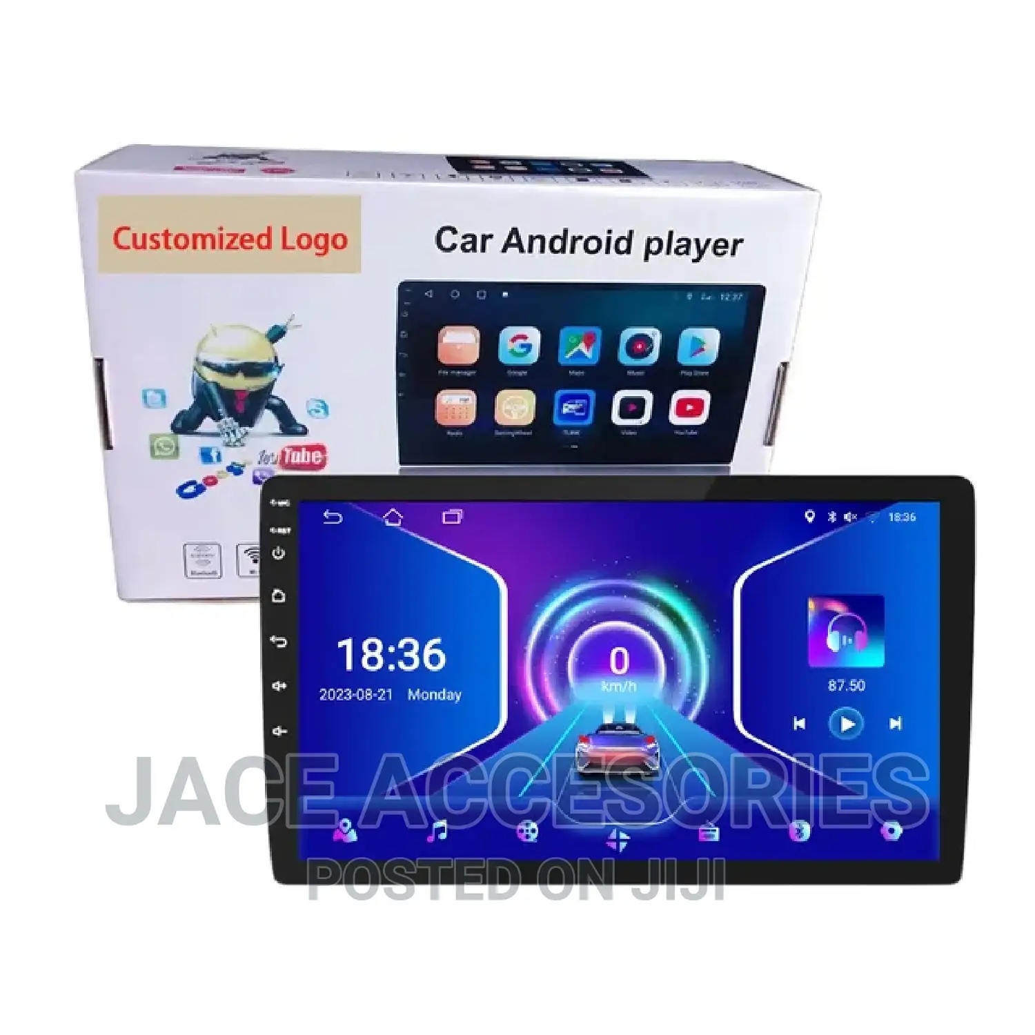 New 9' Car Android With Cooling Fan