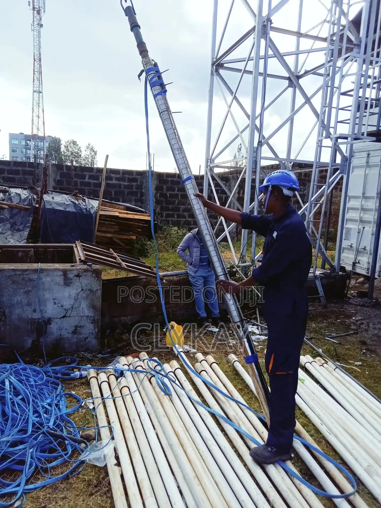 Electric Powered Submersible Borehole Pump