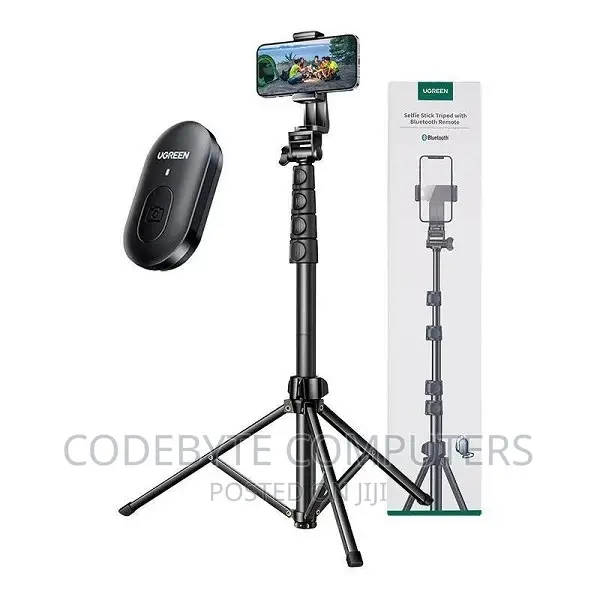 UGREEN Selfie Stick Tripod With Bluetooth Remote