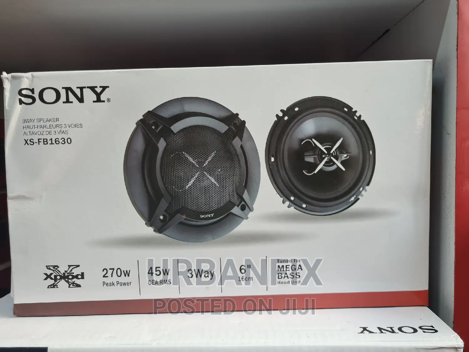 Sony 6 Inch Round Speakers- A Pair