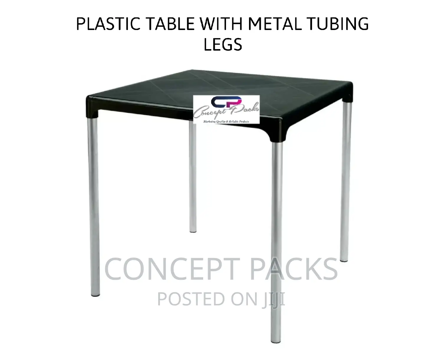 Boulevard Table With Aluminium Legs