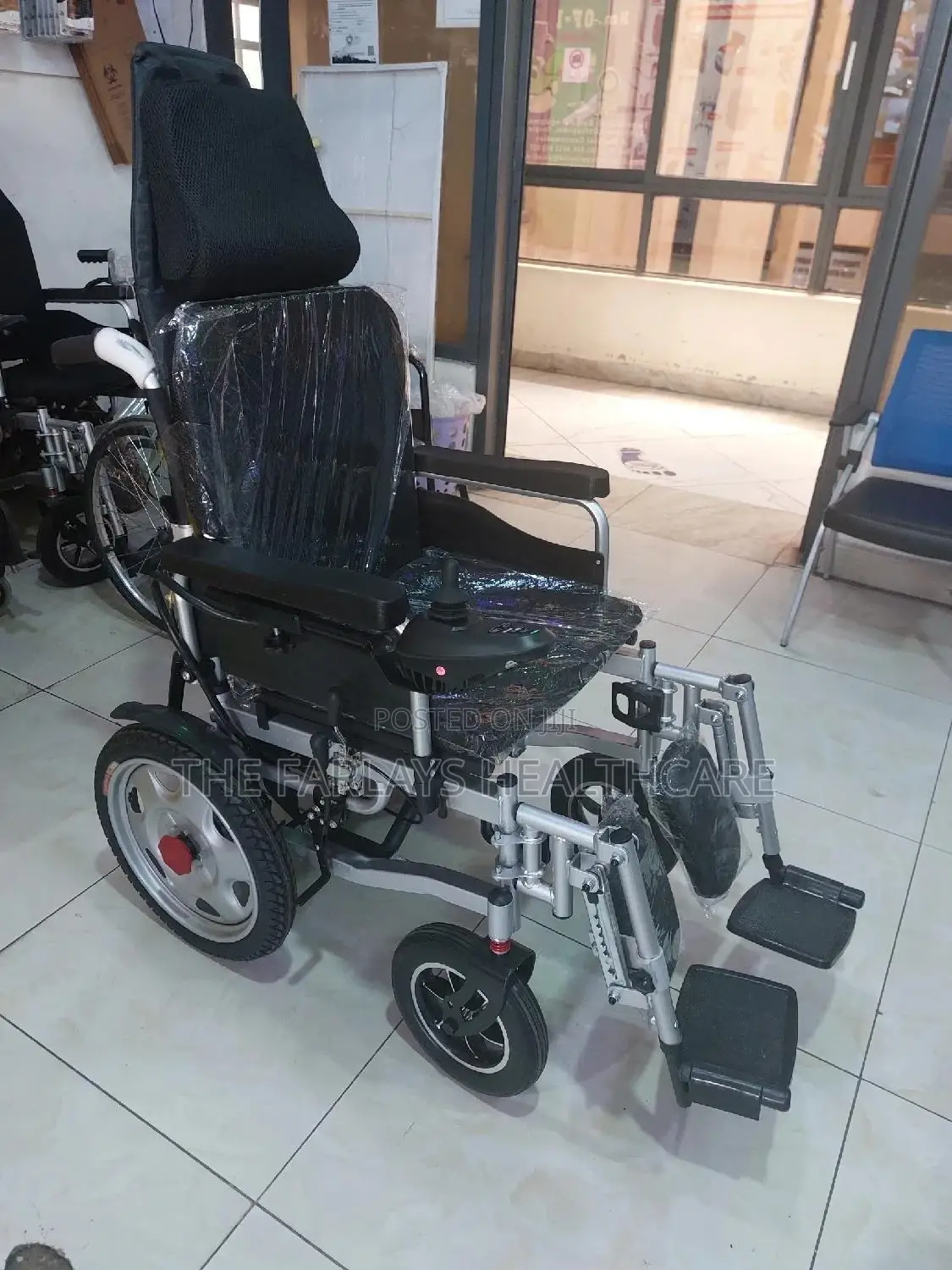 Electric Wheelchair- Reclining High Back.