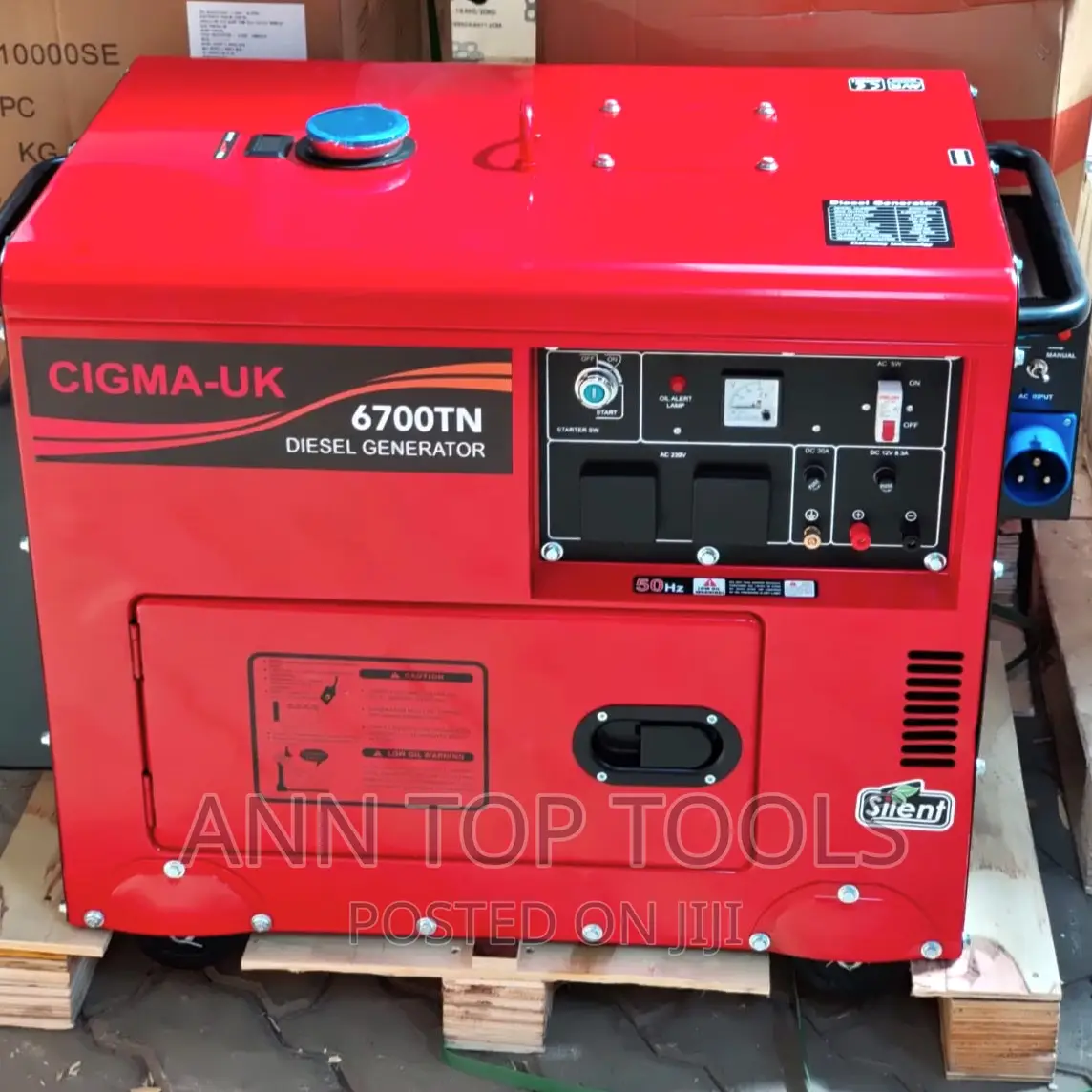 1.Diesel Silent Generator Dg6700tn-Ats (7.5kva Single Phase
