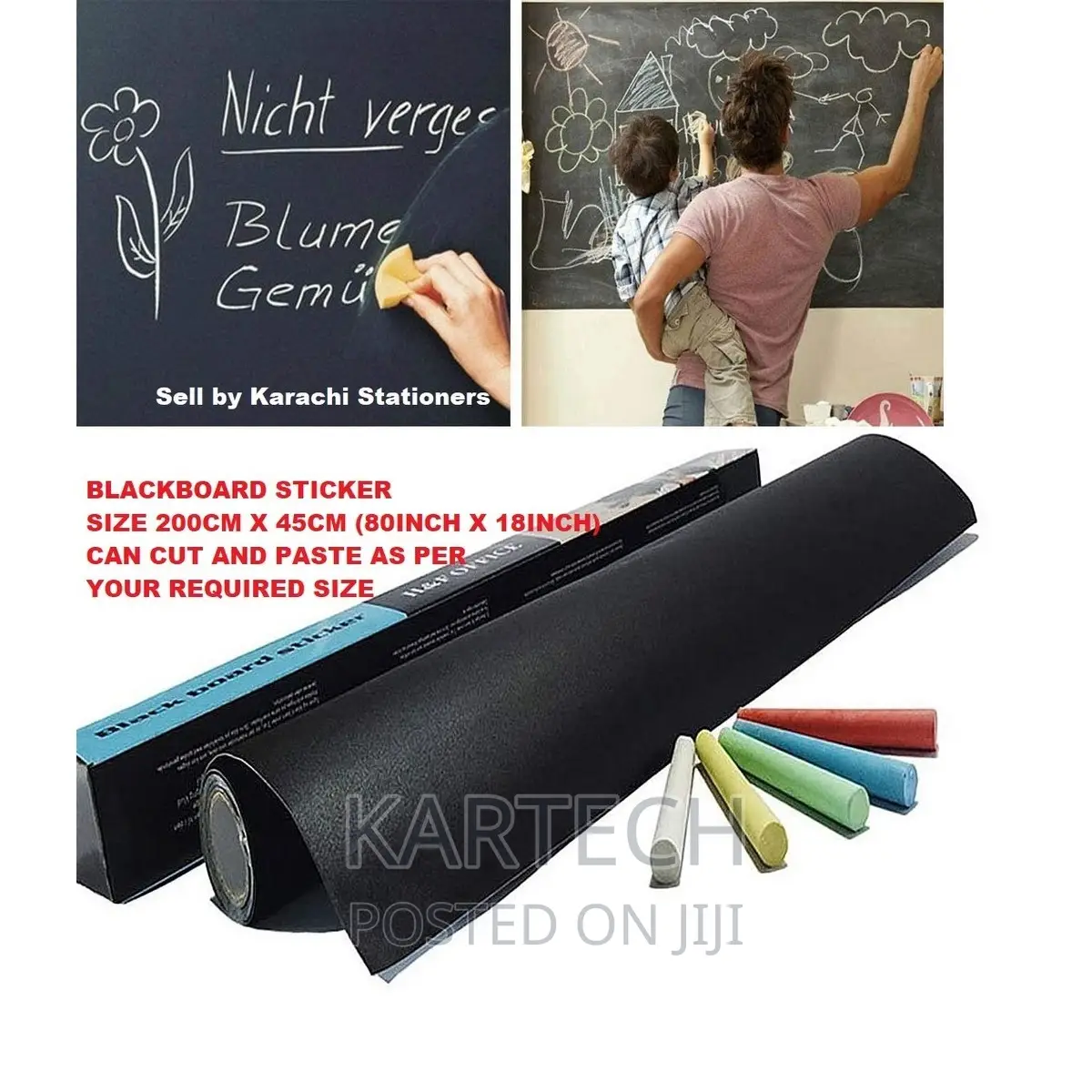 Self Adhesive Wall Sticker Blackboards