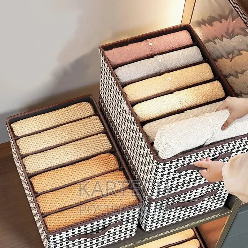 9 Grid Closet Clothes Organizer Storage Box