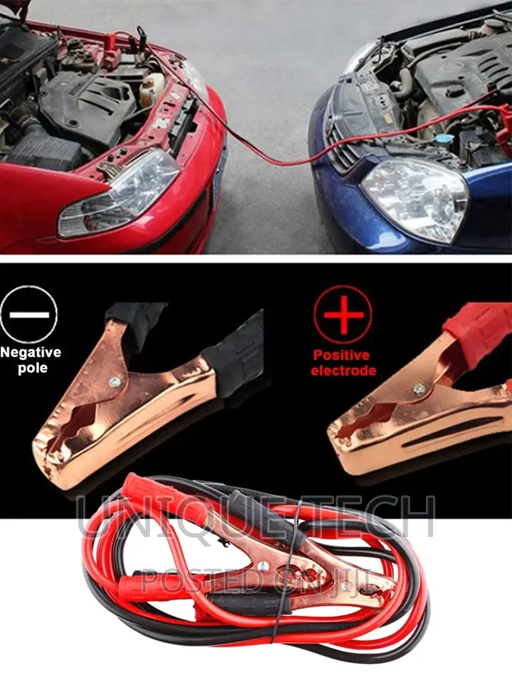 Car Jumper Cables - Black Red 500amp