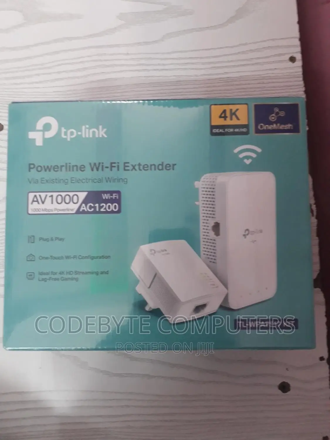 TP-Link Ac750 Av1000 Gigabit Powerline Wi-Fi Kit -Tl-Wpa7517