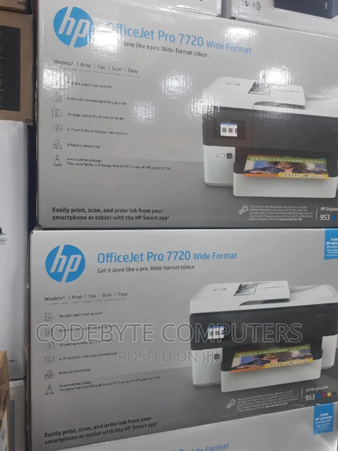 HP Officejet Pro 7720 Wide Format All-in-One Printer