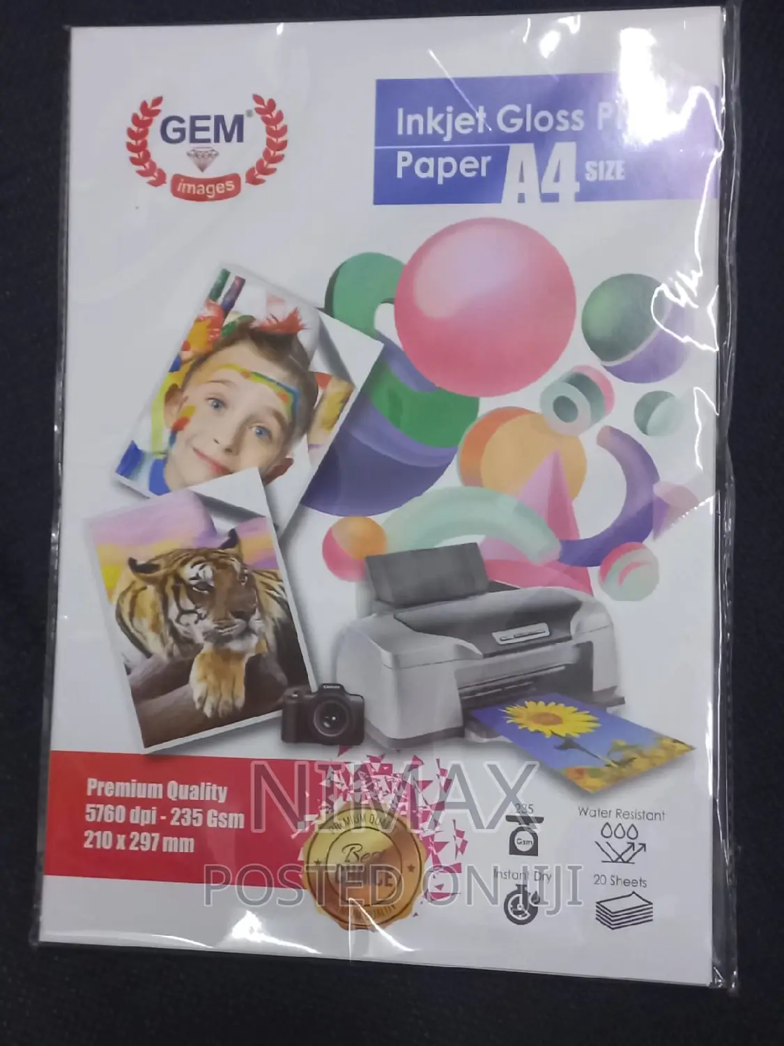 Inkjet Gloss Photo Paper A4