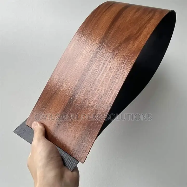 Striped Dark Brown Lvt Self Sticking Tile
