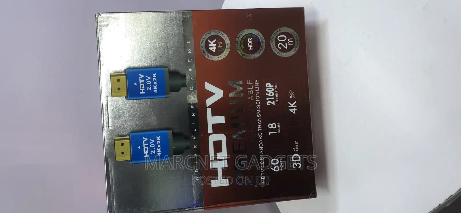 Premium High Speed 20M 60HZ Gold Plated Hdmi Cable