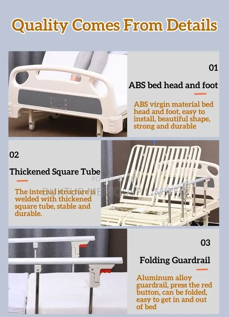 4 Functions Electric Nursing Hospital Bed