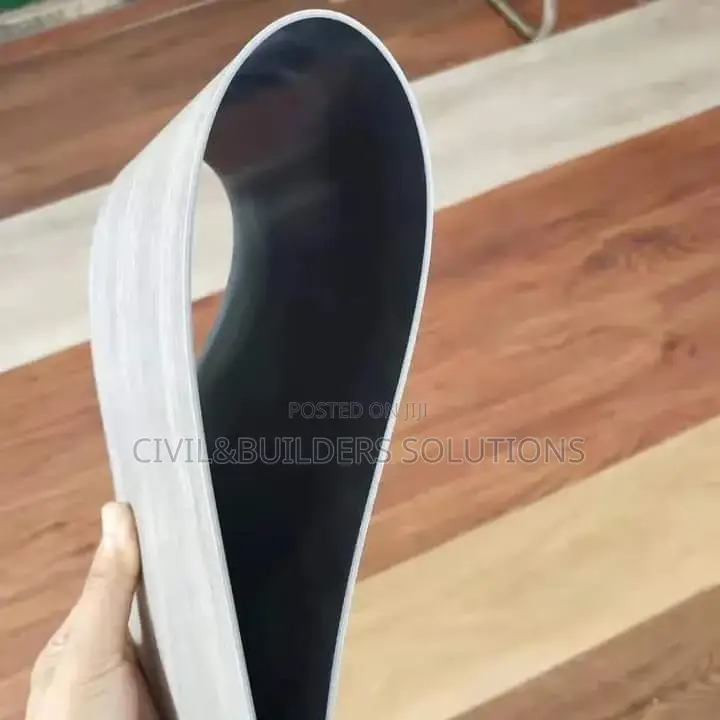 White Striped Lvt Self Sticking Flooring