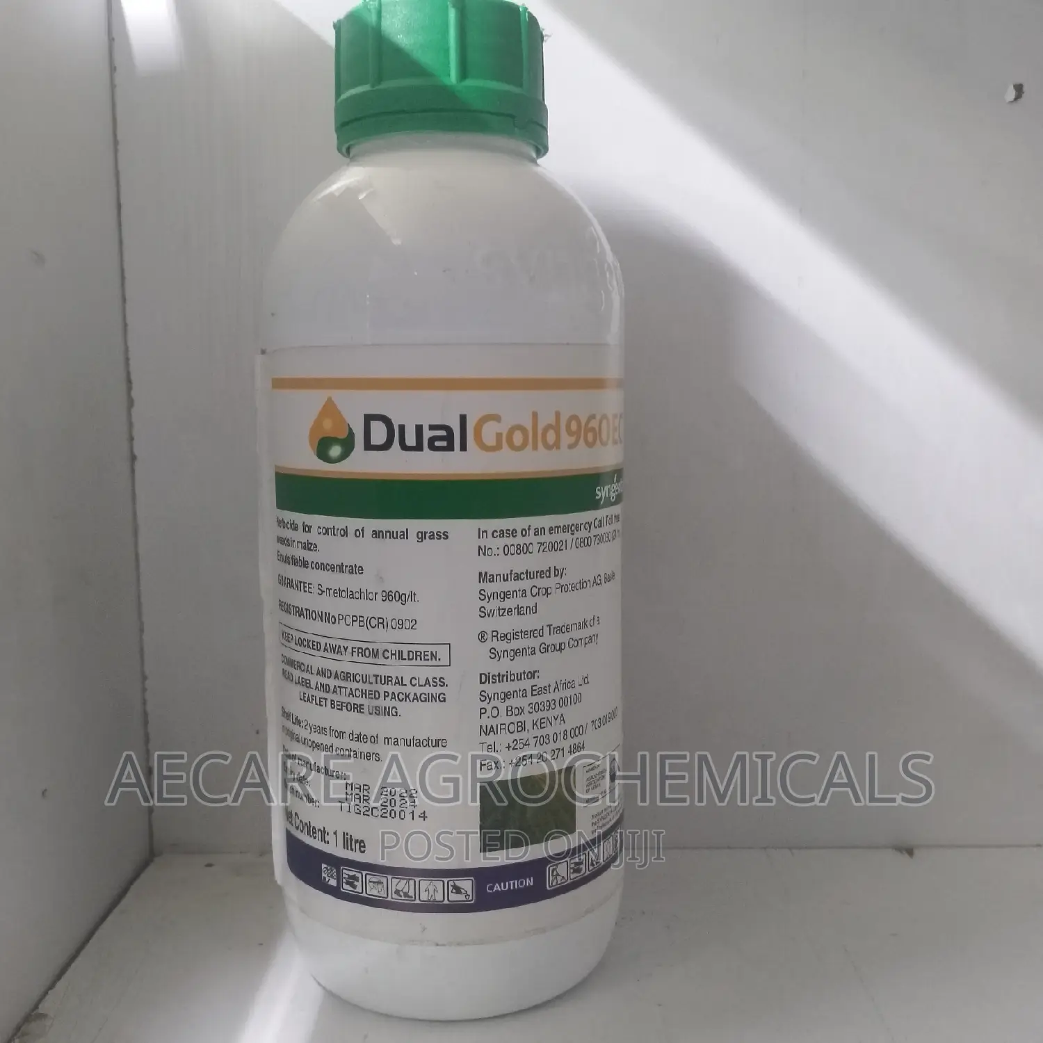 DUAL GOLD 960EC Selective Herbicide 1litre