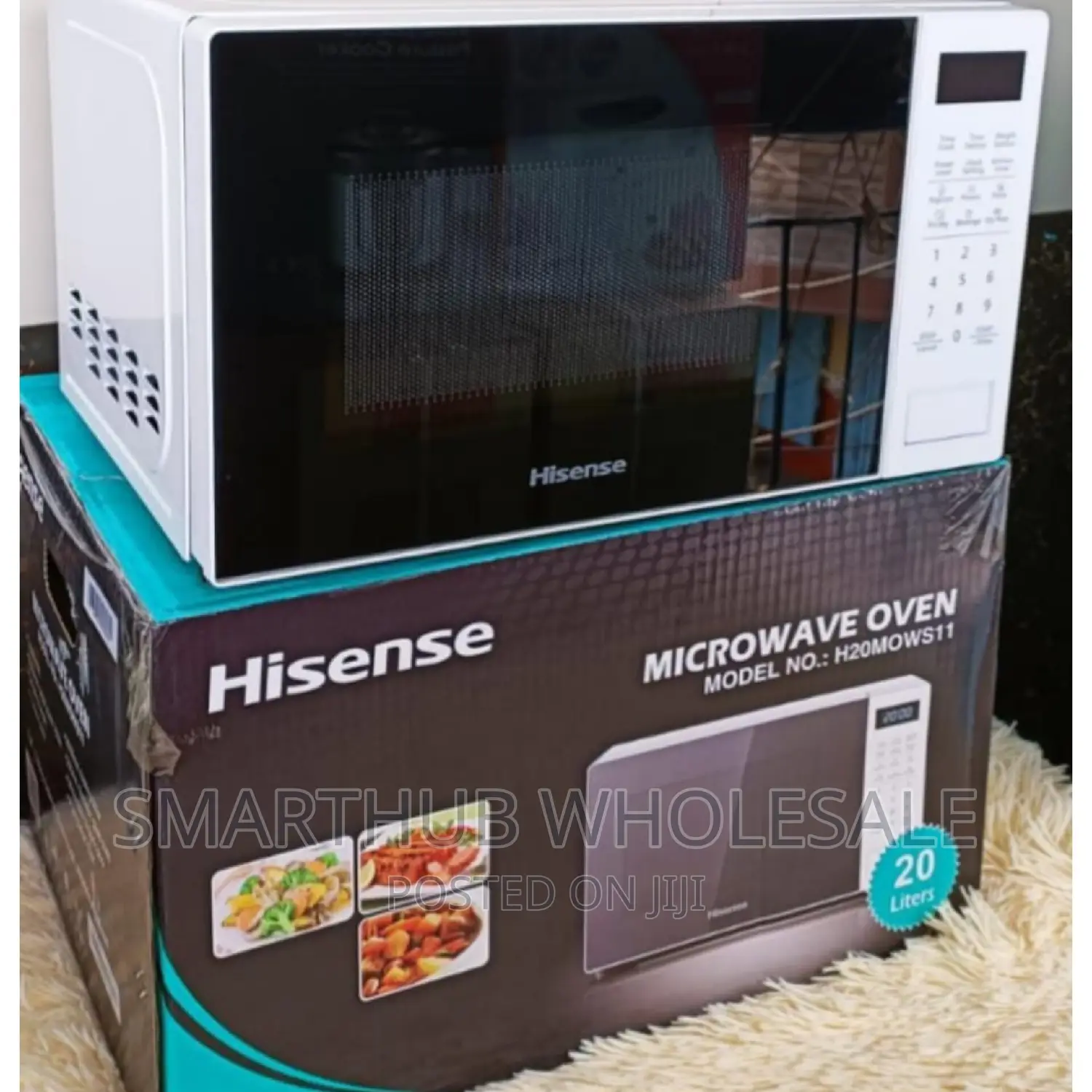 *Hisense 20litres Digital Microwave (White) Available